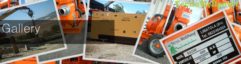 Gallery Tecno Wellpoint self-priming pumps vacuum assisted pumps