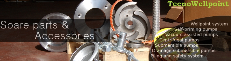Accessories & Spare parts Tecno Wellpoint centrifugal pumps drainage submersible pumps