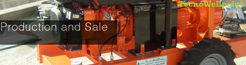Production & Sale Tecno Wellpoint drainage submersible pumps submersible pumps piling and safety system